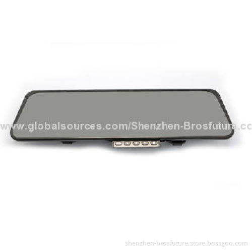 Car Rear-view Mirror/DVR, 1,080P, Supports Bluetooth, GPS (Optional)